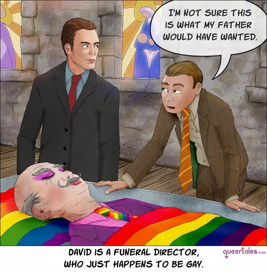 Happens to be gay