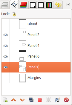 Before merging the panels.