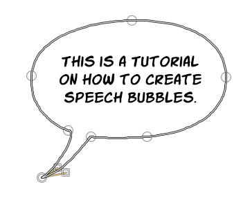 Cleaned up speech bubble