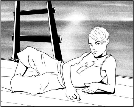 The Raft - poser inked in ComicWorks